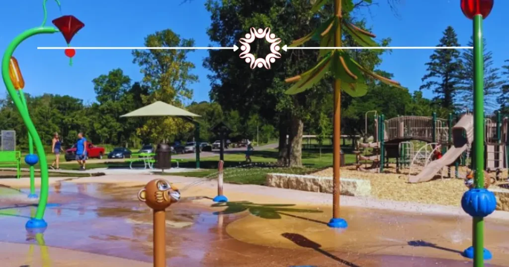 Webb Park Splash Pad in Reedsburg.