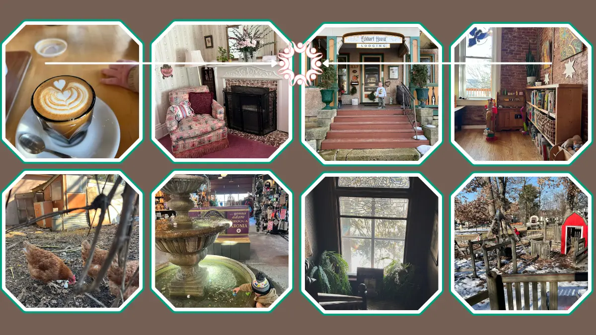 Collage of Viroqua, WI Family Trip