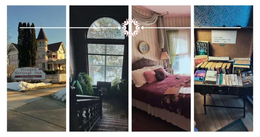 Collage of pictures from Viroqua Heritage Inn