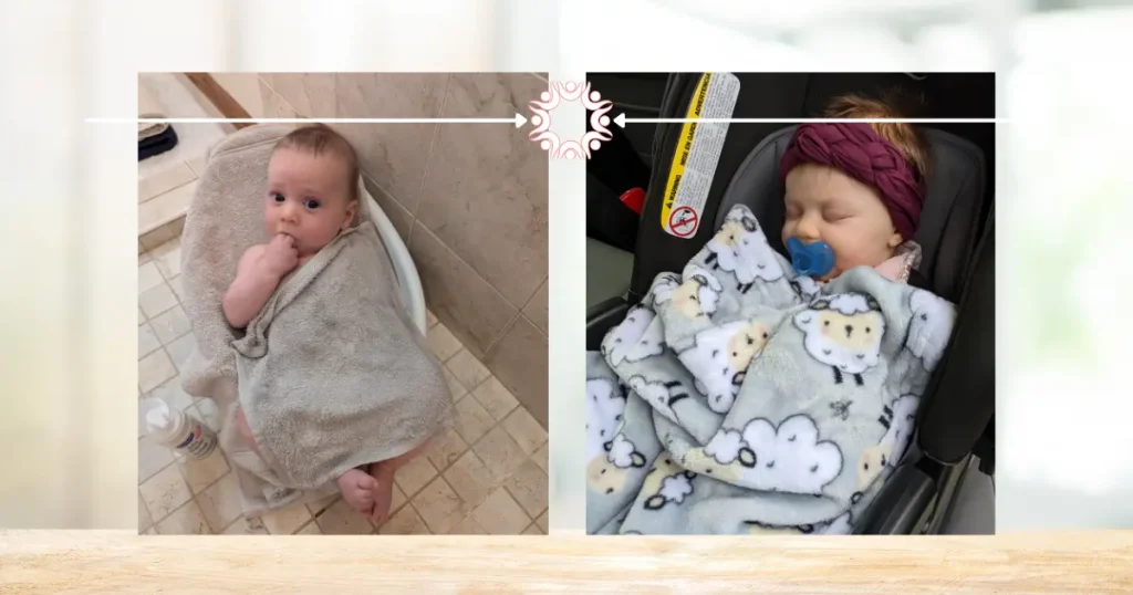 Babies sucking thumbs and pacifiers