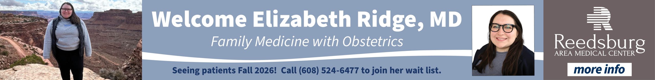 Welcome Elizabeth Ridge, MD RAMC